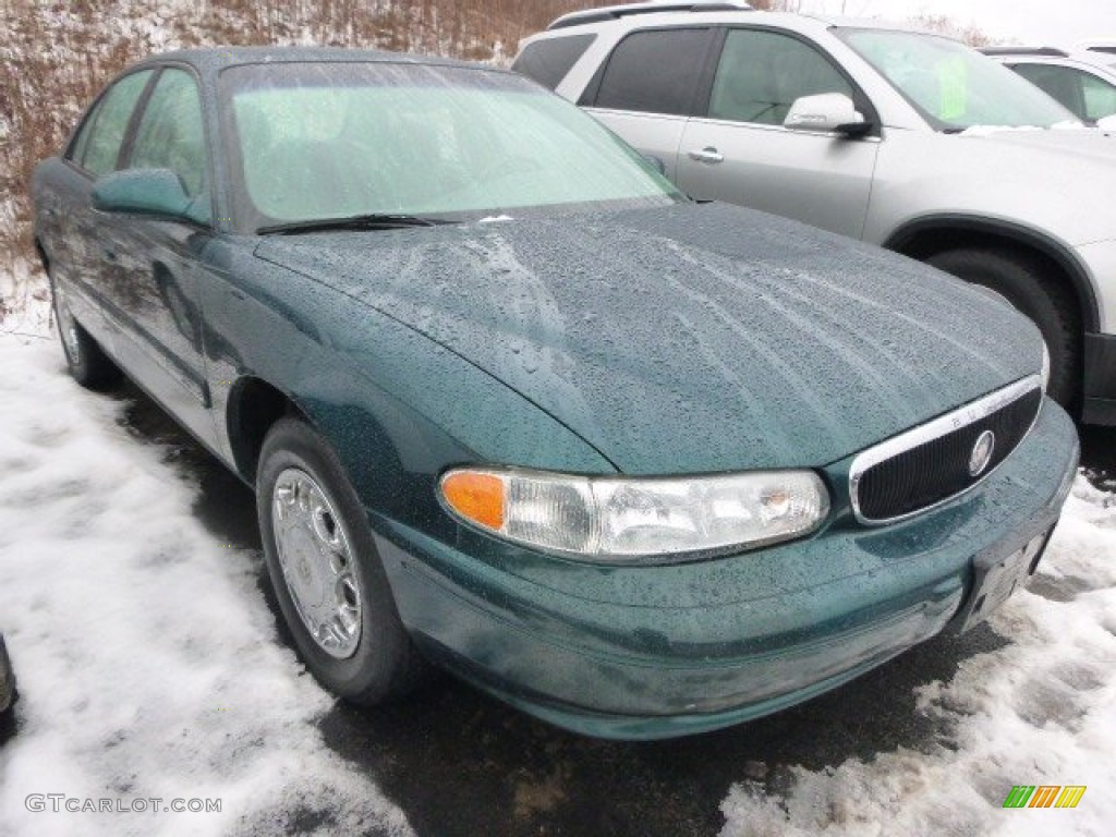 2001 Century Custom - Jasper Green Metallic / Taupe photo #4