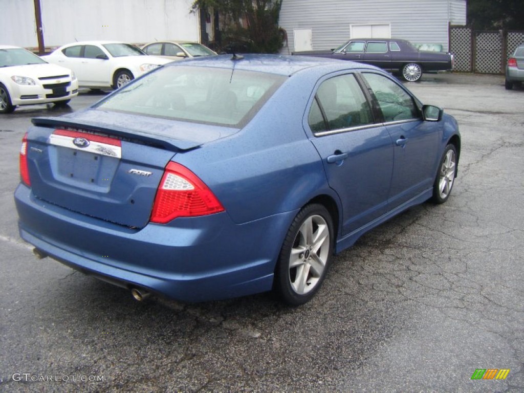 2010 Fusion Sport - Sport Blue Metallic / Charcoal Black/Sport Blue photo #5