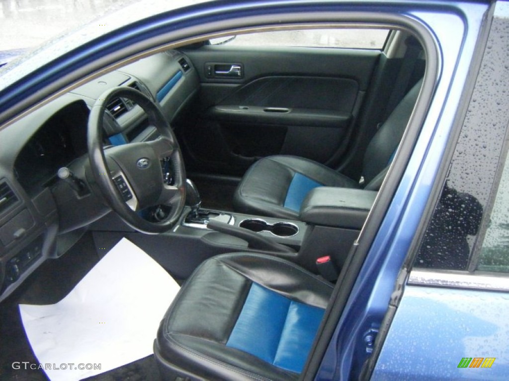2010 Fusion Sport - Sport Blue Metallic / Charcoal Black/Sport Blue photo #8