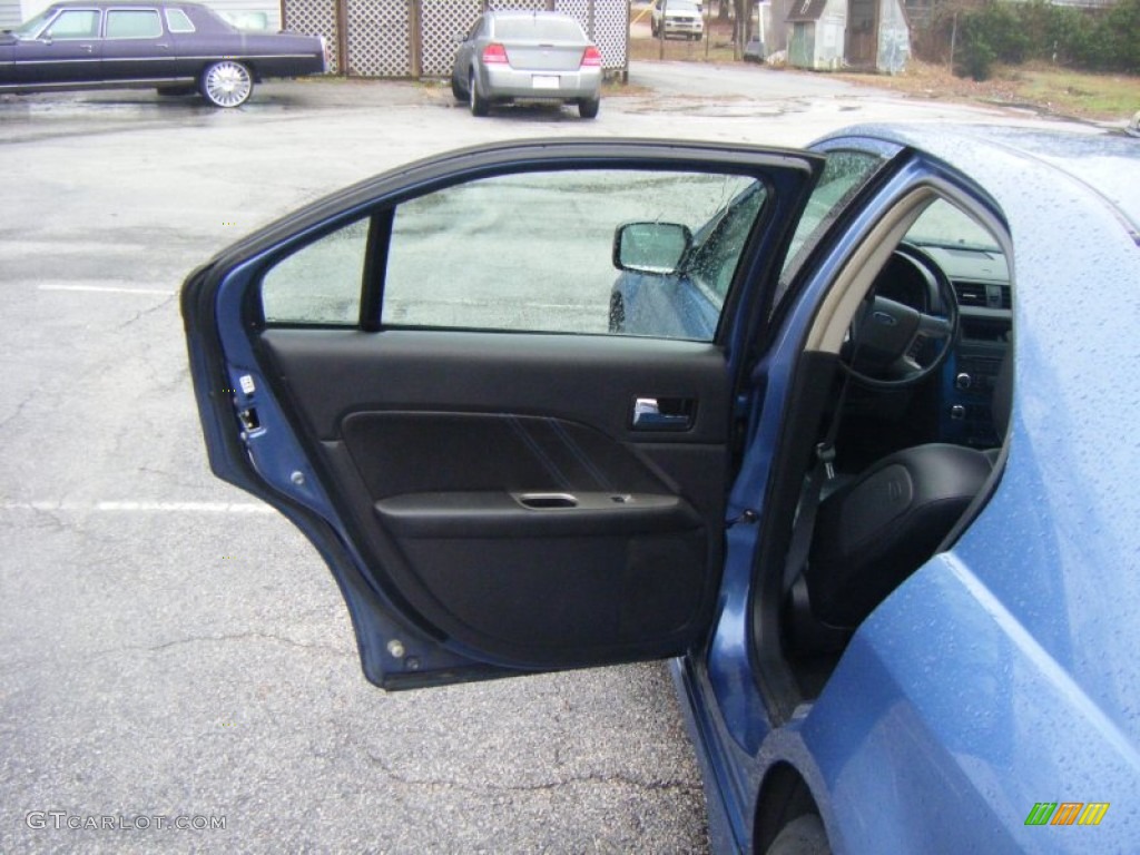 2010 Fusion Sport - Sport Blue Metallic / Charcoal Black/Sport Blue photo #12