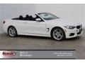 Alpine White 2015 BMW 4 Series 435i Convertible