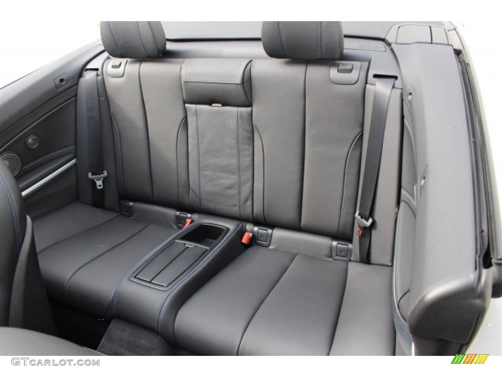 Black Interior 2015 BMW 4 Series 435i Convertible Photo #100632151