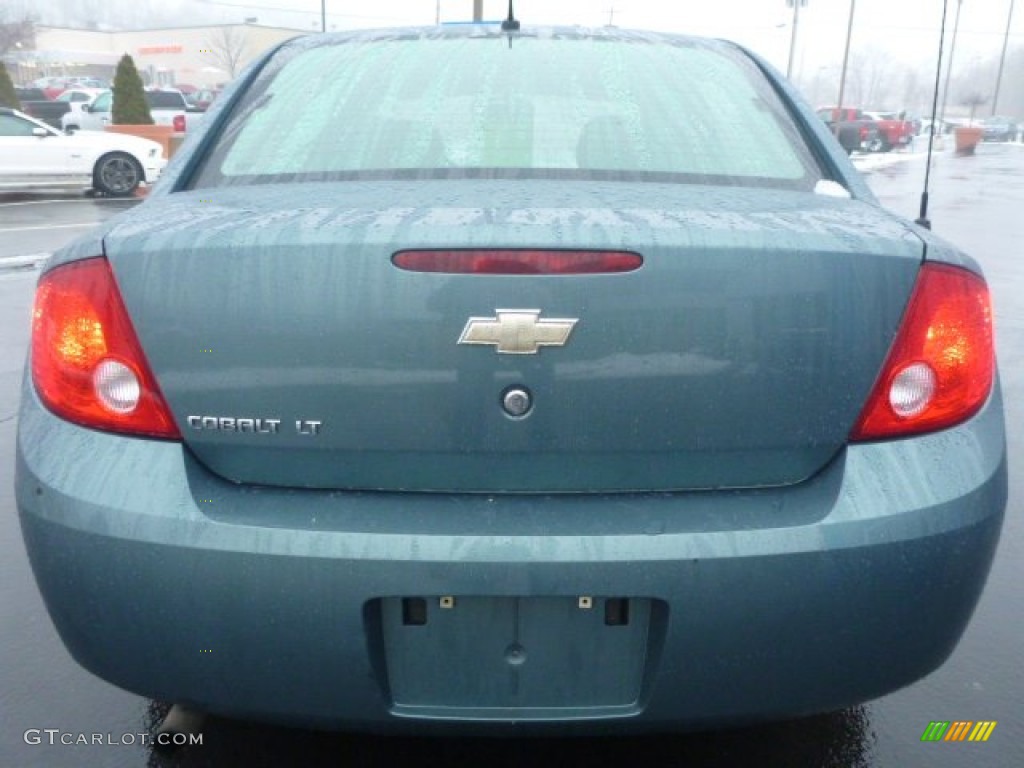 2010 Cobalt LT Sedan - Silver Moss Metallic / Ebony photo #4