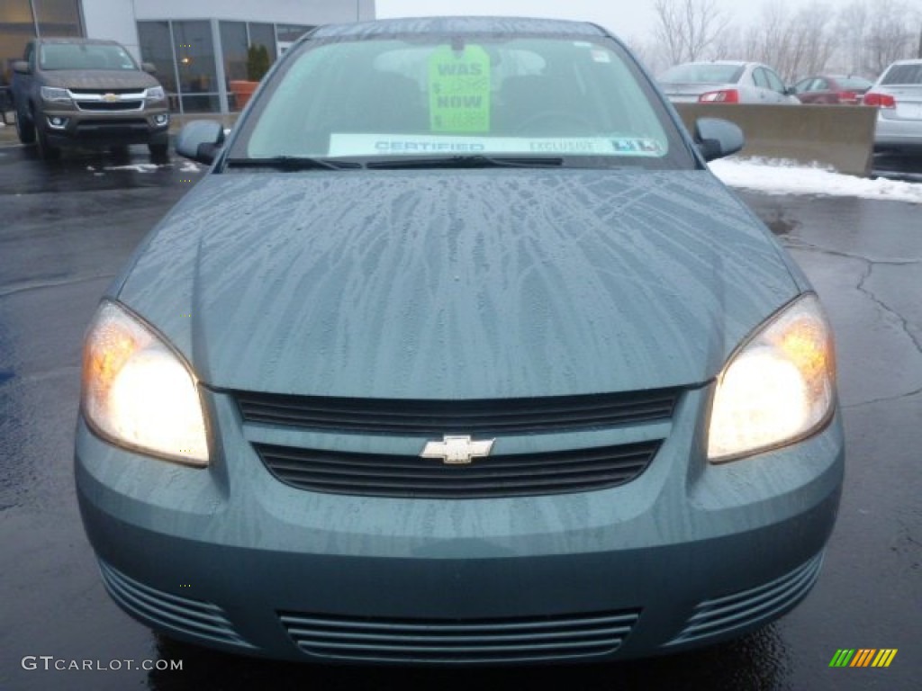 2010 Cobalt LT Sedan - Silver Moss Metallic / Ebony photo #8