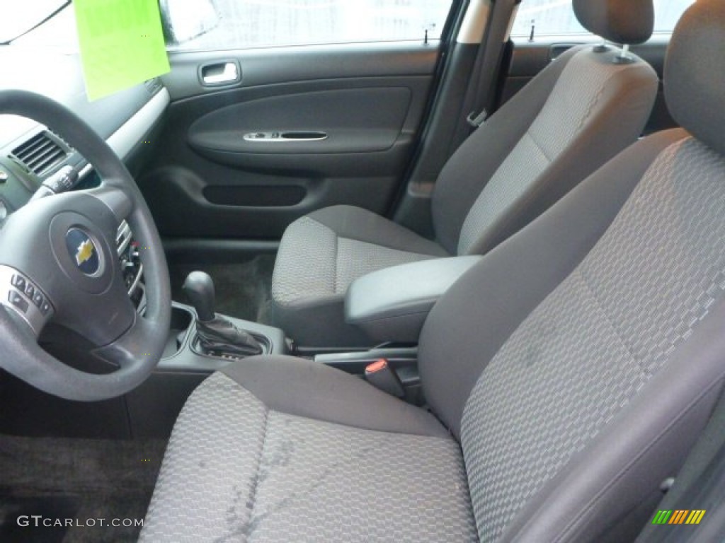 2010 Cobalt LT Sedan - Silver Moss Metallic / Ebony photo #10