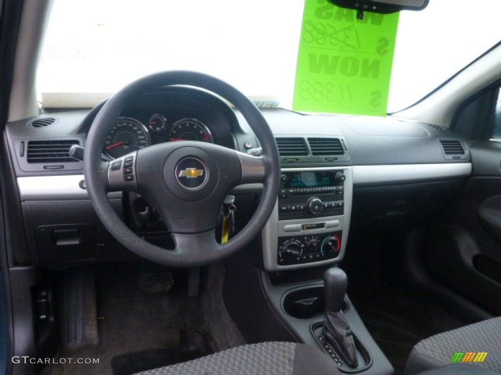 2010 Cobalt LT Sedan - Silver Moss Metallic / Ebony photo #12