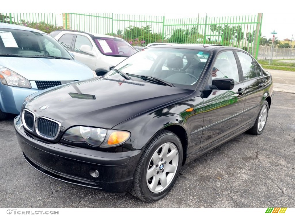 Jet Black 2002 BMW 3 Series 325i Sedan Exterior Photo #100633783