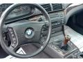 2002 BMW 3 Series Black Interior Steering Wheel Photo