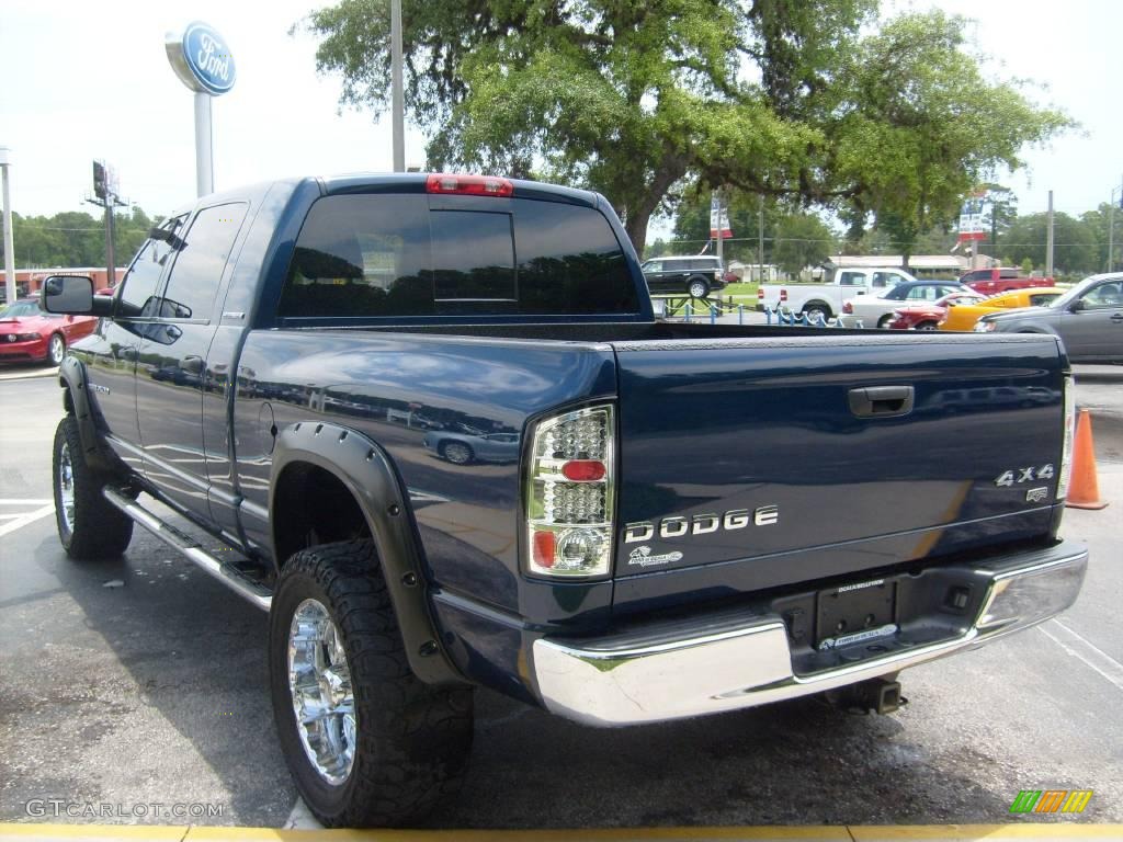 2006 Ram 2500 Laramie Mega Cab 4x4 - Patriot Blue Pearl / Medium Slate Gray photo #5