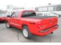 2007 Flame Red Dodge Dakota SLT Quad Cab 4x4  photo #8