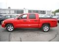 2007 Flame Red Dodge Dakota SLT Quad Cab 4x4  photo #9