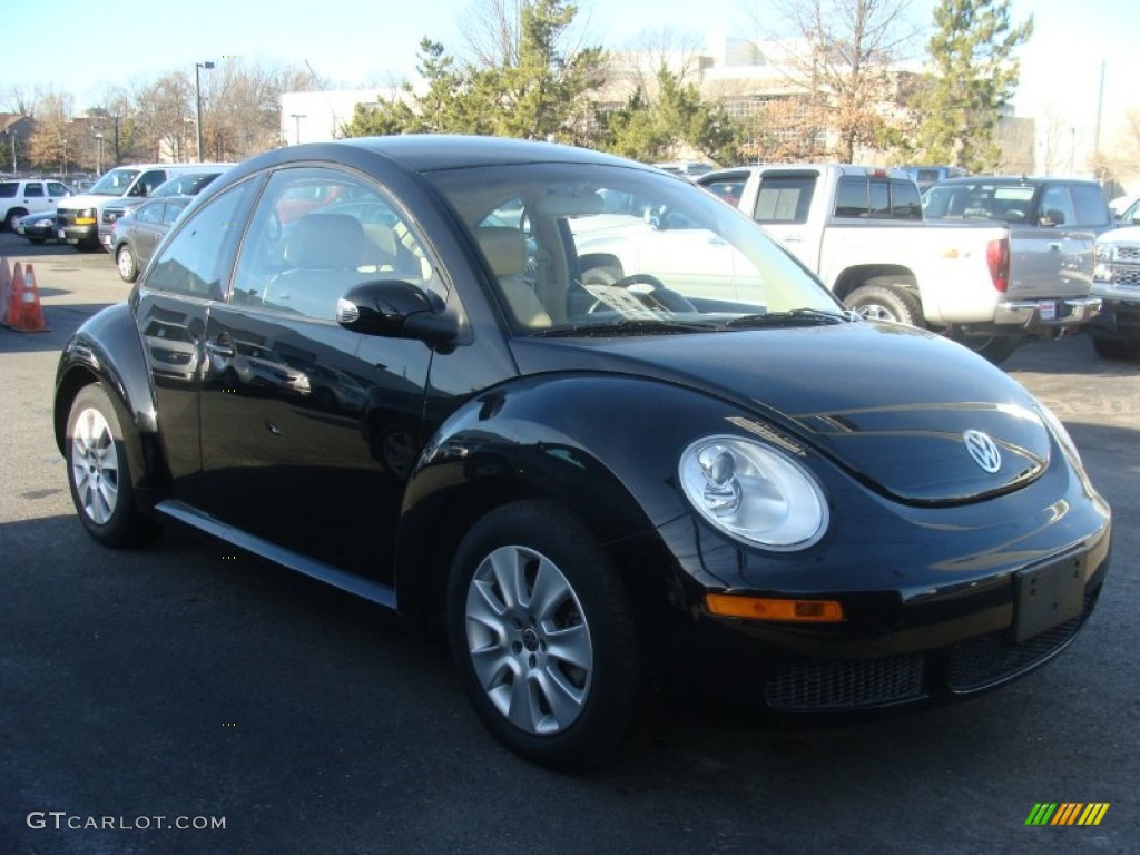 2009 New Beetle 2.5 Coupe - Black / Cream photo #3