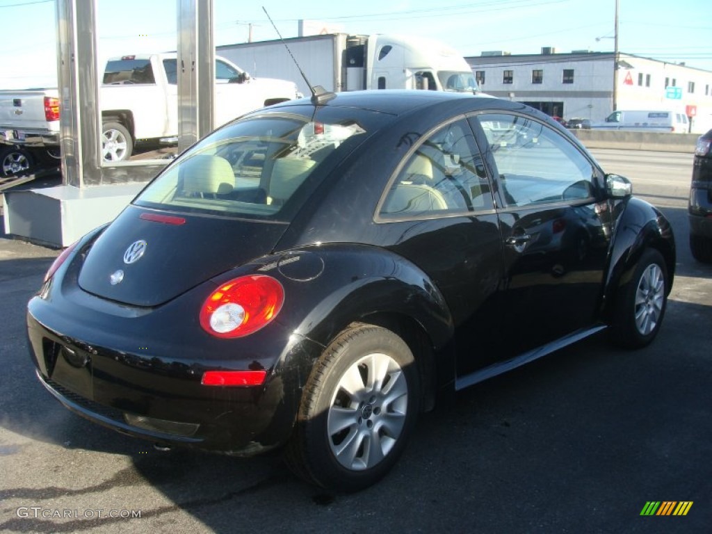2009 New Beetle 2.5 Coupe - Black / Cream photo #4