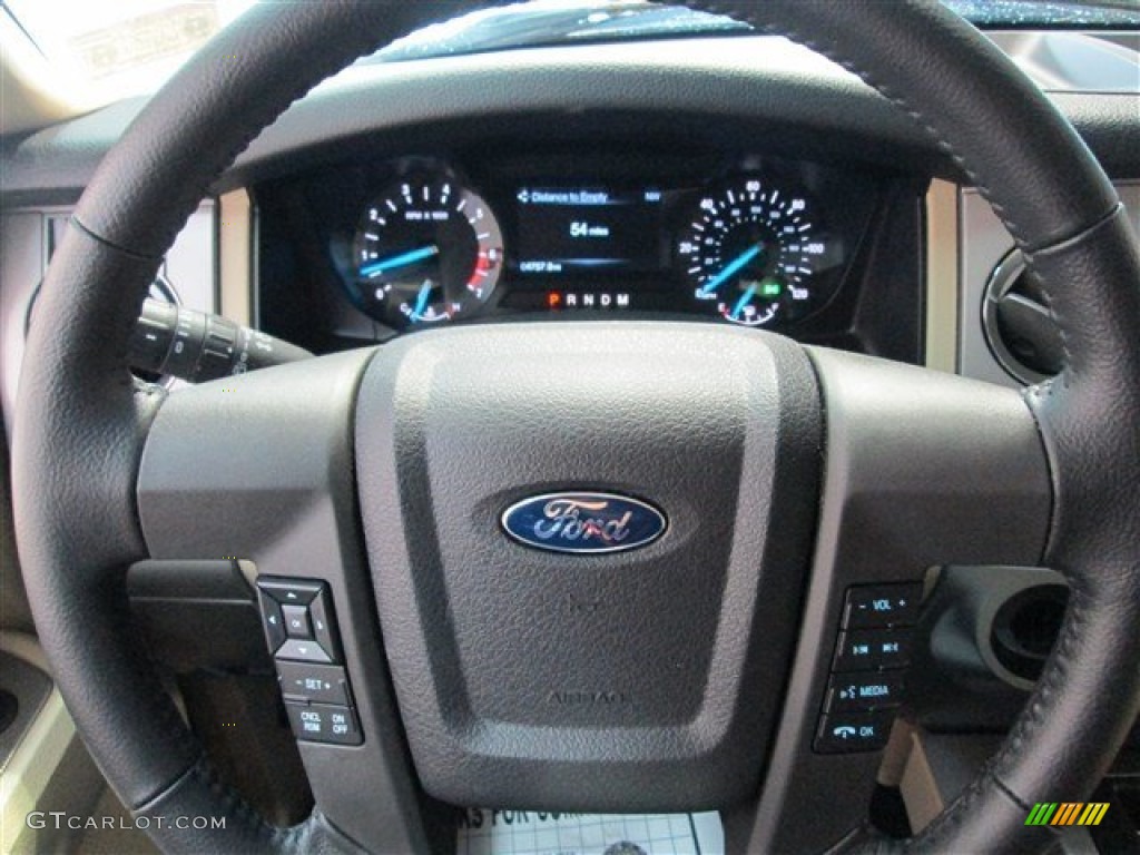 2015 Ford Expedition XLT Dune Steering Wheel Photo #100640894