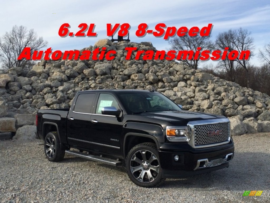 2015 Sierra 1500 Denali Crew Cab 4x4 - Onyx Black / Jet Black photo #1