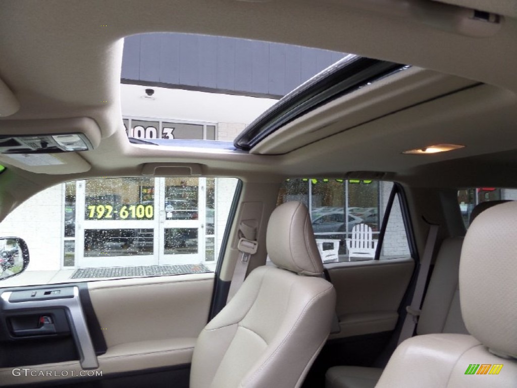 2012 4Runner Limited - Shoreline Blue Pearl / Sand Beige Leather photo #11