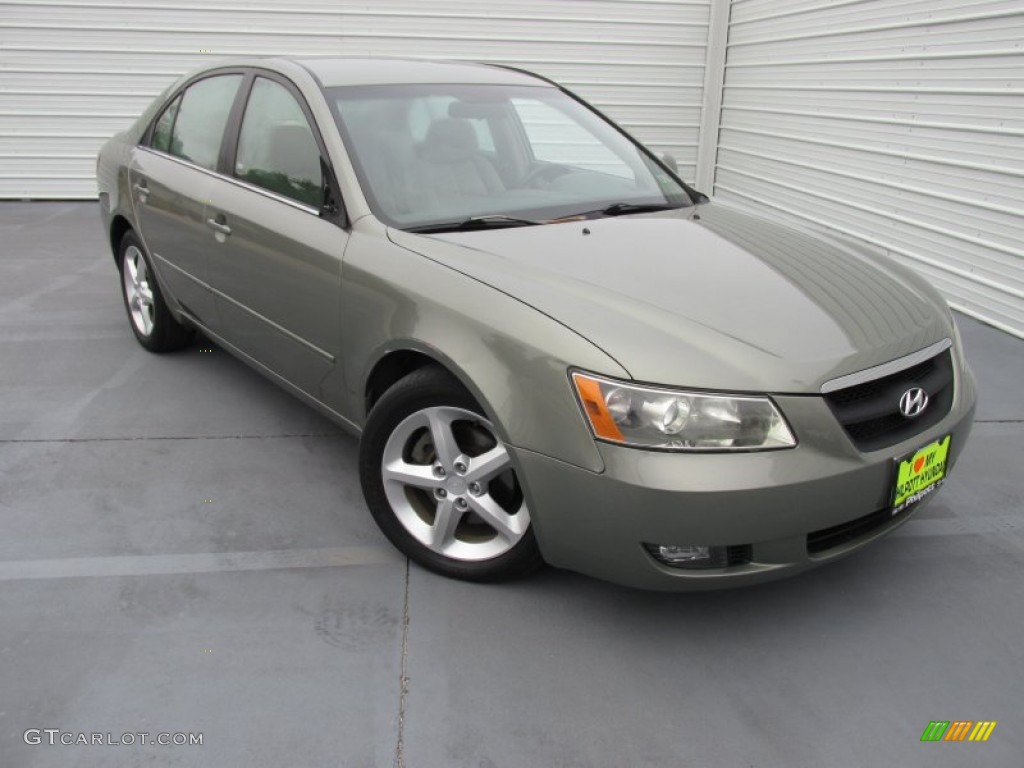 2007 Sonata SE V6 - Natural Khaki / Gray photo #1