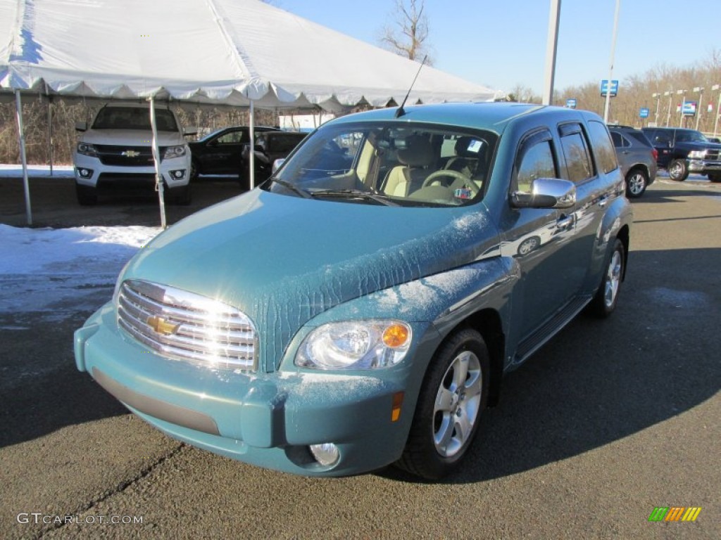 2007 HHR LT - Golden Teal Metallic / Cashmere Beige photo #13