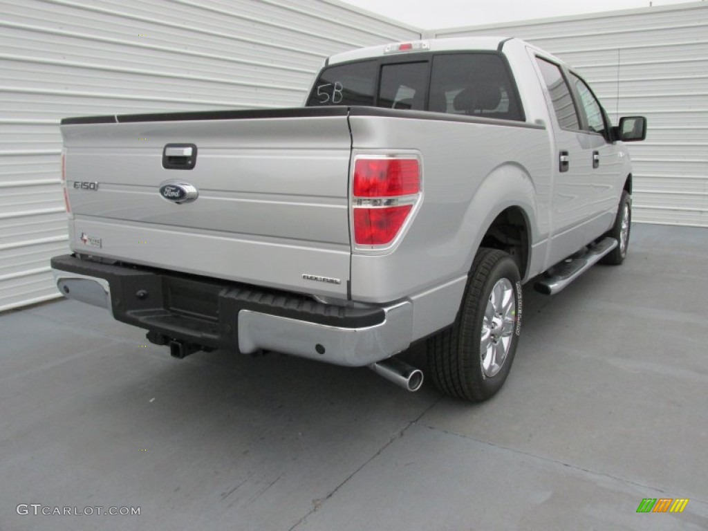 2014 F150 XLT SuperCrew - Ingot Silver / Steel Grey photo #4