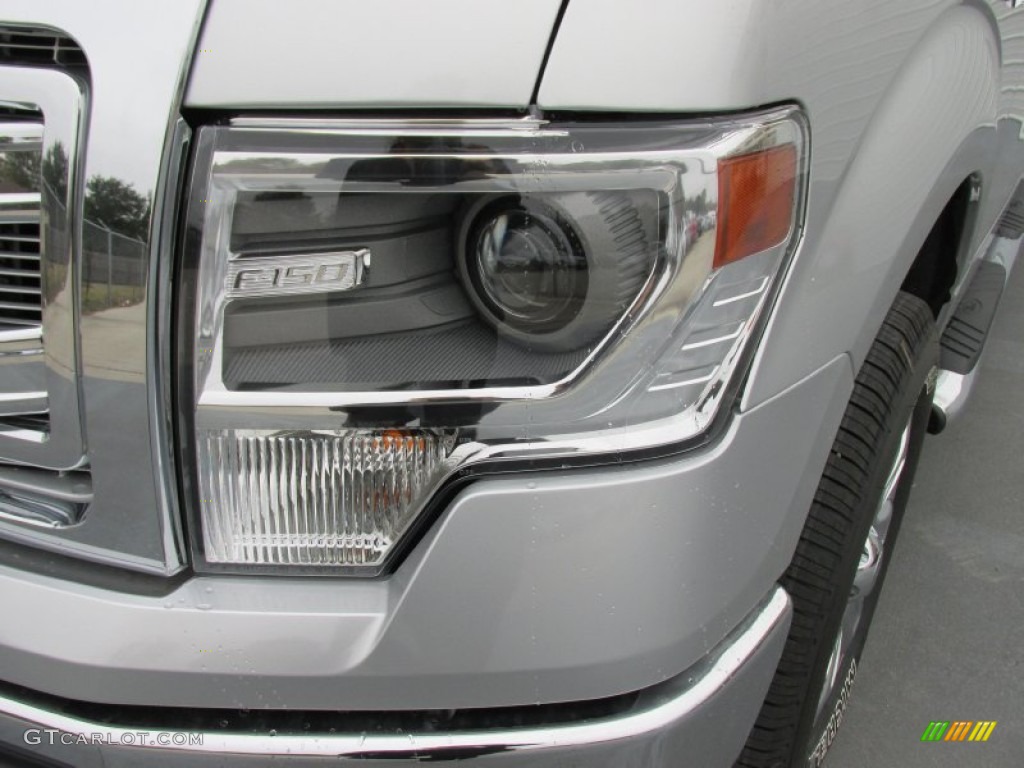 2014 F150 XLT SuperCrew - Ingot Silver / Steel Grey photo #9