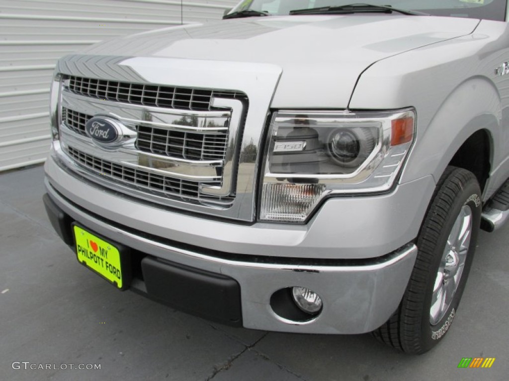 2014 F150 XLT SuperCrew - Ingot Silver / Steel Grey photo #10