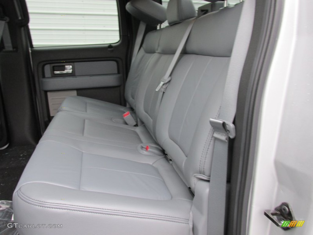 2014 F150 XLT SuperCrew - Ingot Silver / Steel Grey photo #22