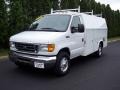 Oxford White - E Series Van E350 Commercial Utility Photo No. 2