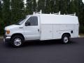 Oxford White - E Series Van E350 Commercial Utility Photo No. 4