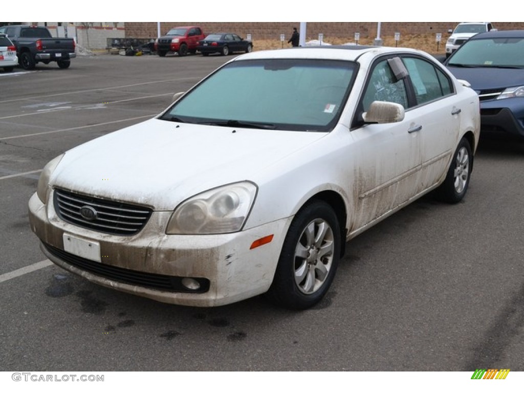 Clear White 2008 Kia Optima EX V6 Exterior Photo #100649735