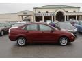 2007 Dark Toreador Red Metallic Ford Focus ZX4 SE Sedan  photo #2