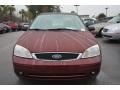 2007 Dark Toreador Red Metallic Ford Focus ZX4 SE Sedan  photo #8