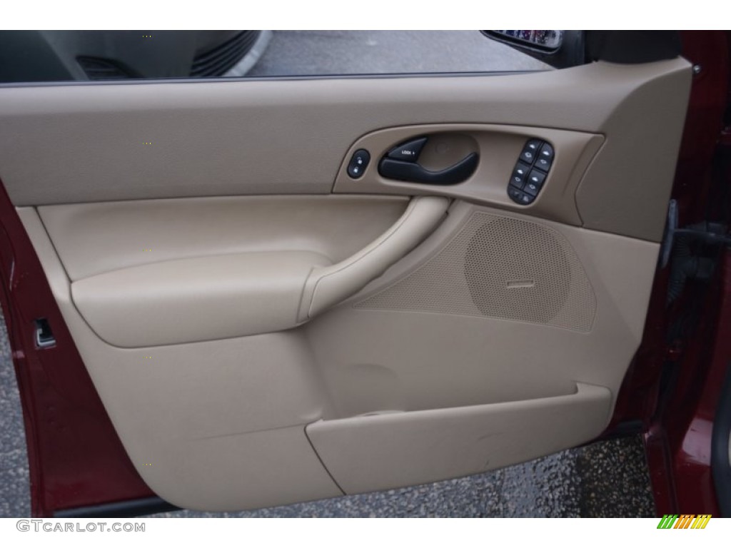 2007 Focus ZX4 SE Sedan - Dark Toreador Red Metallic / Dark Pebble/Light Pebble photo #16