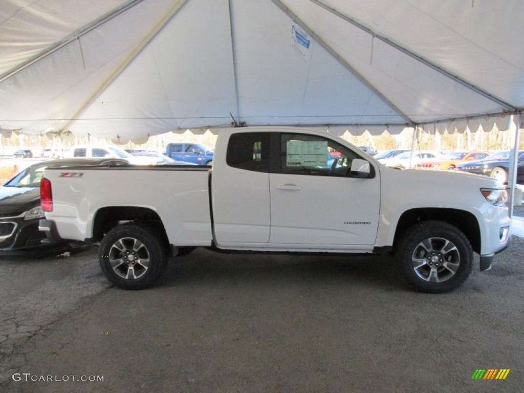Summit White 2015 Chevrolet Colorado Z71 Crew Cab 4WD Exterior Photo #100651715