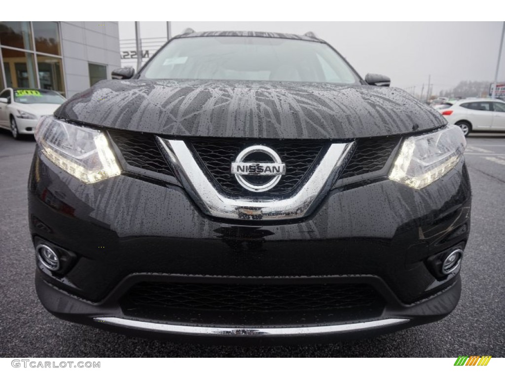 2015 Rogue SL - Super Black / Almond photo #8