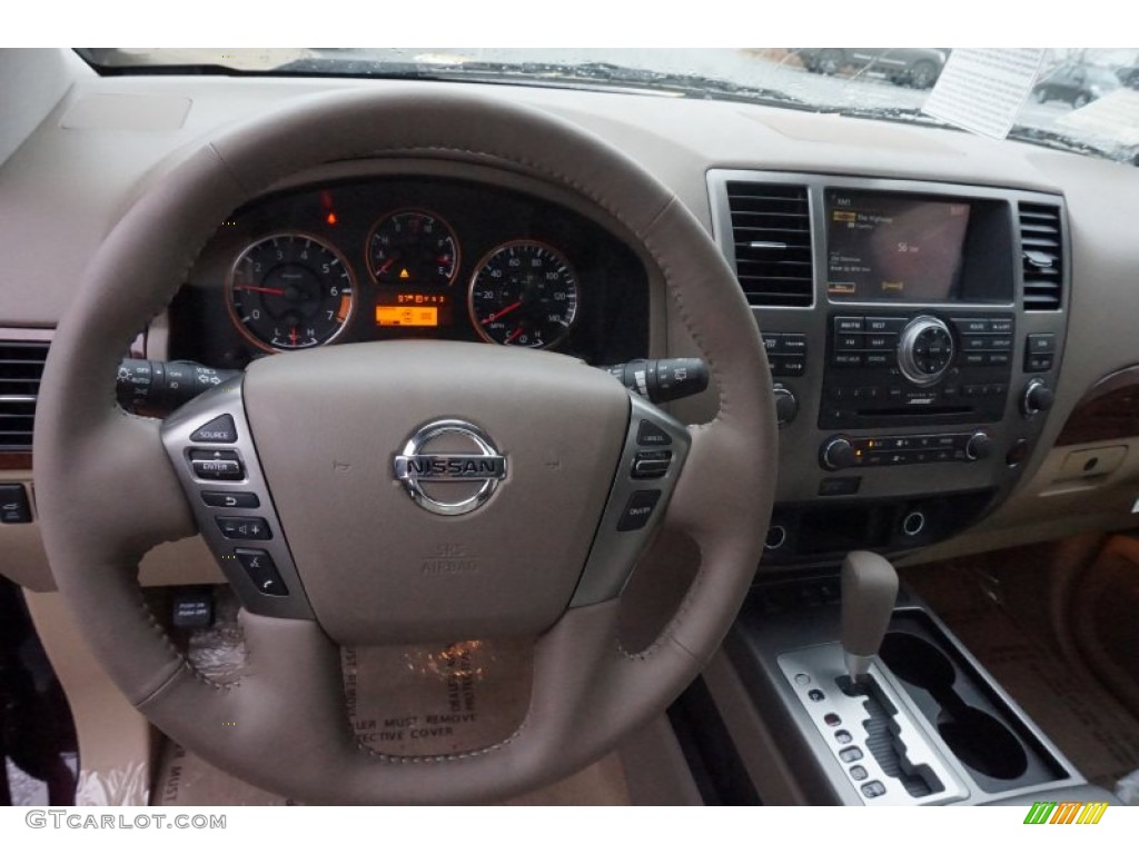 2015 Nissan Armada Platinum Steering Wheel Photos