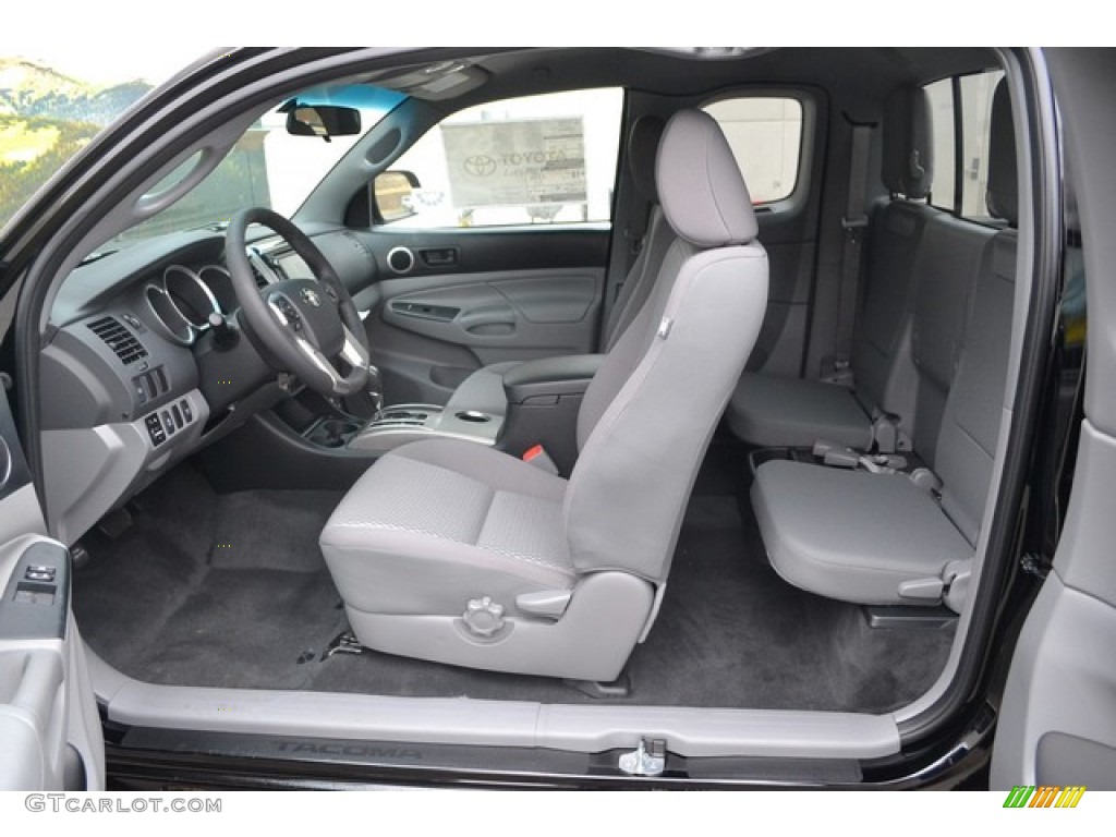 2015 Tacoma V6 Access Cab 4x4 - Black / Graphite photo #8