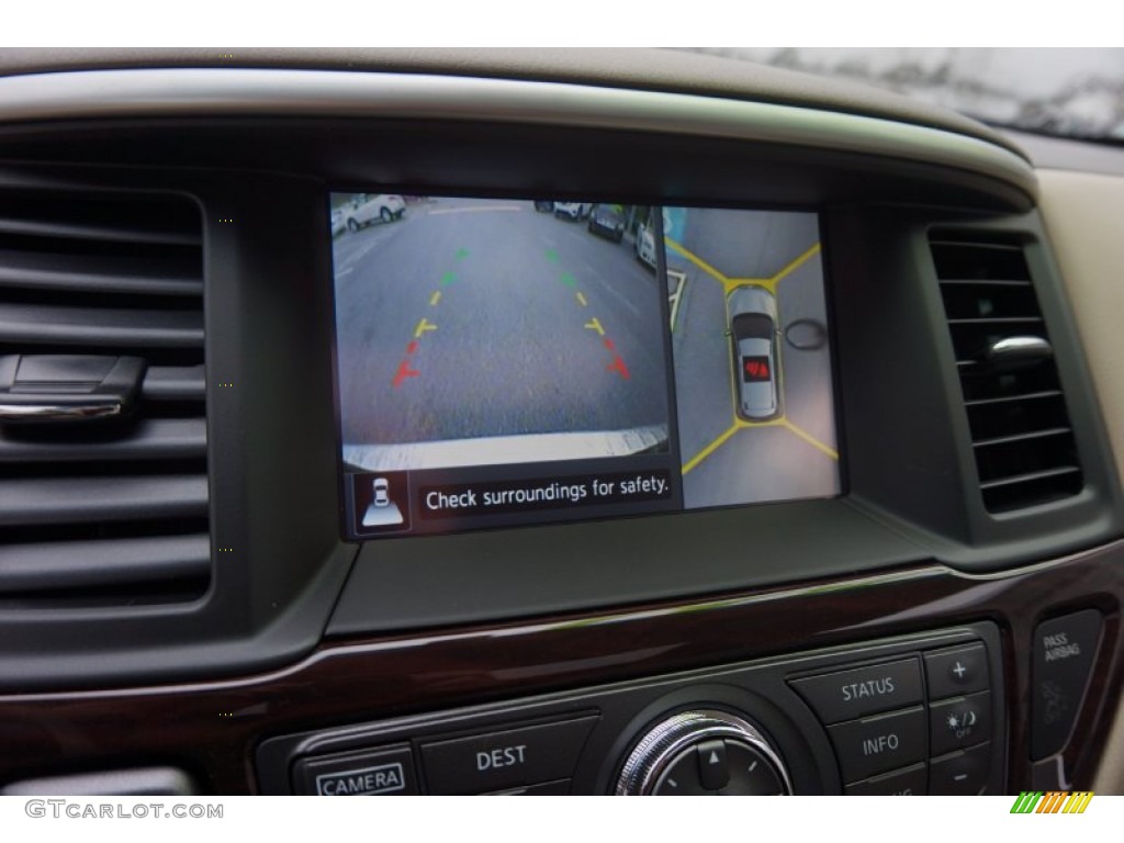 2015 Pathfinder Platinum - Midnight Jade / Almond photo #17