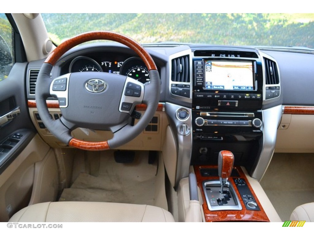 2015 Toyota Land Cruiser Standard Land Cruiser Model Sandstone Dashboard Photo #100657238
