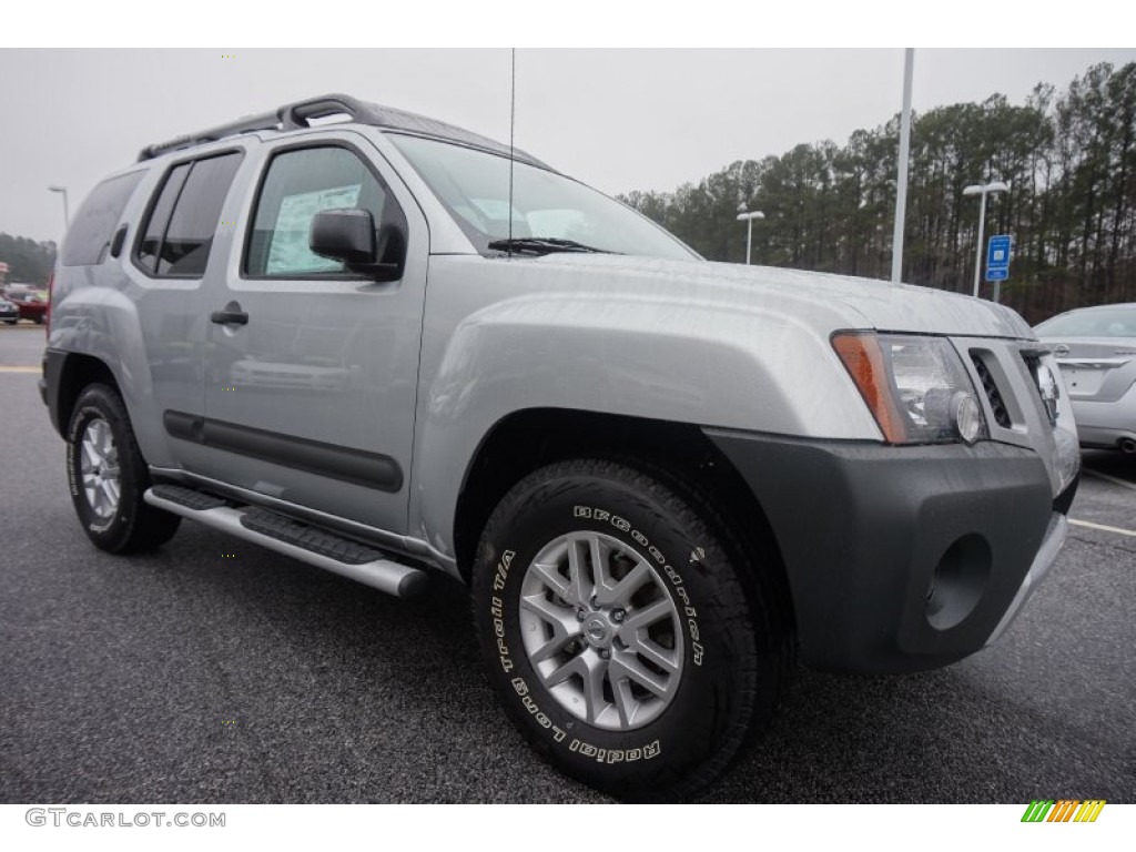 Brilliant Silver 2015 Nissan Xterra S Exterior Photo #100658195