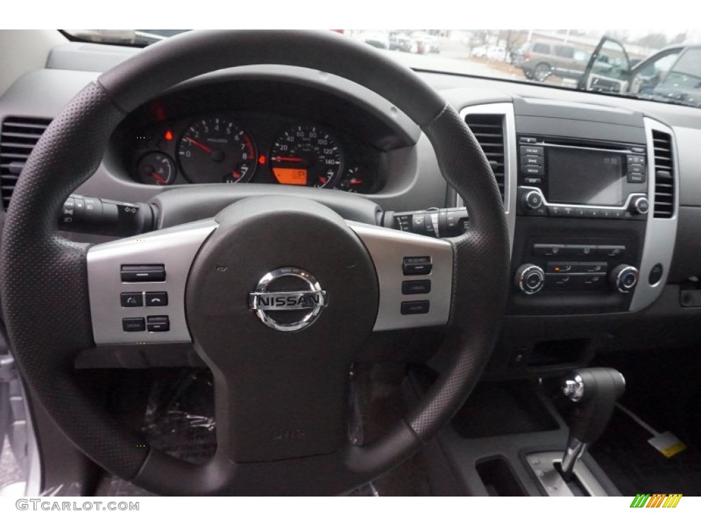 2015 Nissan Xterra S Gray Steering Wheel Photo #100658255