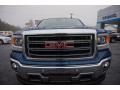 Stone Blue Metallic - Sierra 1500 SLT Crew Cab Photo No. 2