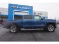 Stone Blue Metallic 2015 GMC Sierra 1500 SLT Crew Cab Exterior