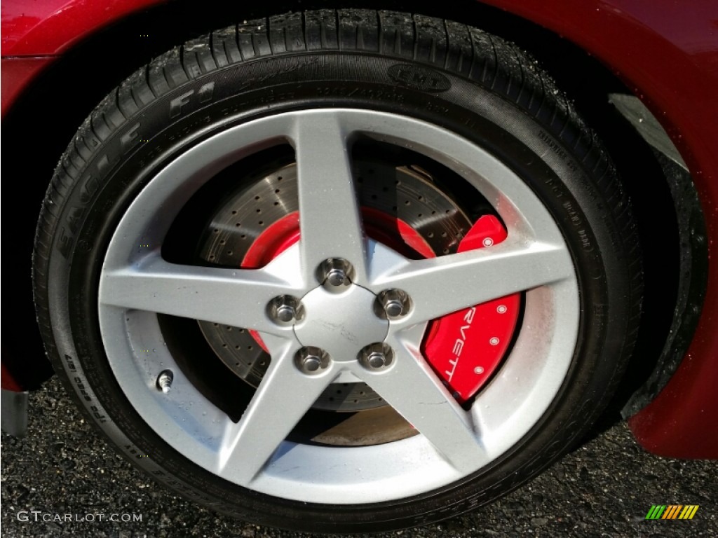 2006 Corvette Coupe - Monterey Red Metallic / Ebony Black photo #3