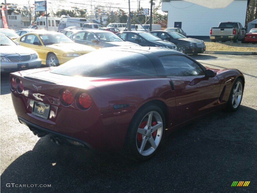 2006 Corvette Coupe - Monterey Red Metallic / Ebony Black photo #12