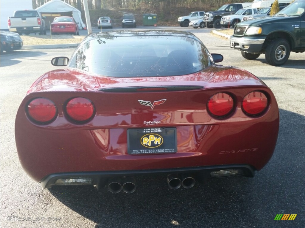 2006 Corvette Coupe - Monterey Red Metallic / Ebony Black photo #13