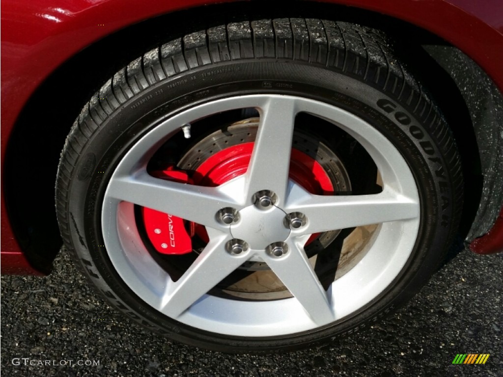 2006 Corvette Coupe - Monterey Red Metallic / Ebony Black photo #15