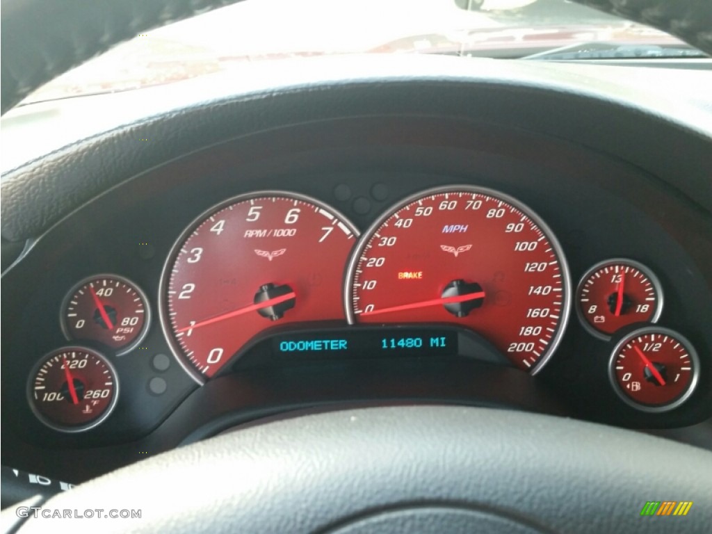 2006 Chevrolet Corvette Coupe Gauges Photo #100661135