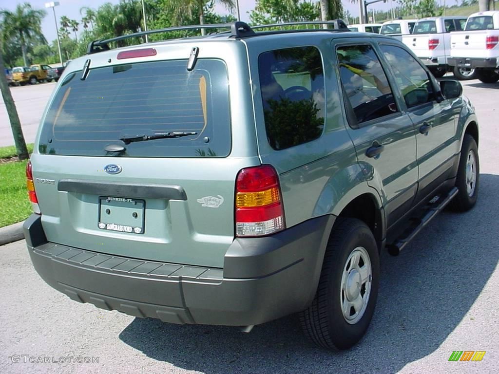 2006 Escape XLS - Titanium Green Metallic / Medium/Dark Flint photo #3