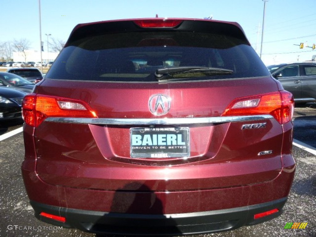 2014 RDX AWD - Basque Red Pearl II / Parchment photo #4