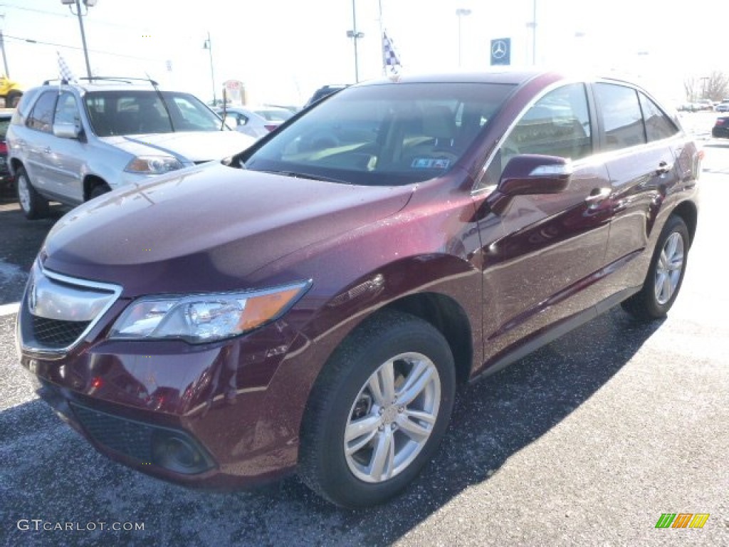 2014 RDX AWD - Basque Red Pearl II / Parchment photo #8